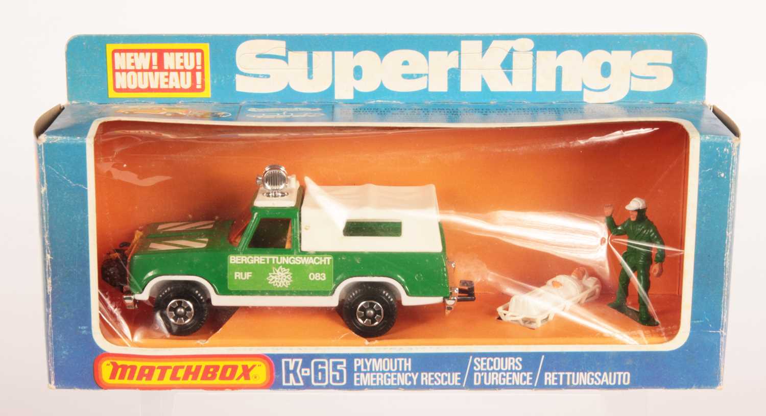 Lot 549 - Matchbox Super Kings K65 Plymouth Emergency Rescue Unit German export issue "Bergrettungswacht"