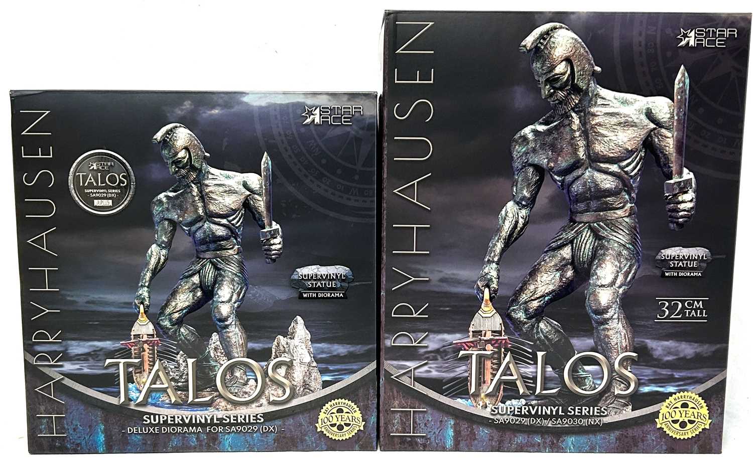 Lot 347 - Star Ace Ray Harryhausen Talos Super Vinyl Statue with Diorama