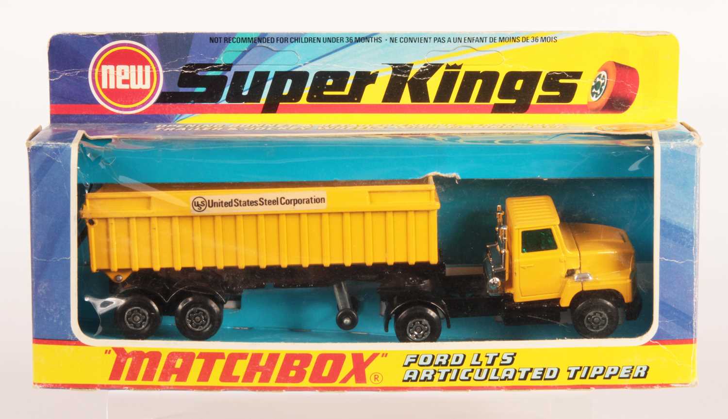 Lot 503 - Matchbox Super Kings K18 Ford LTS Articulated Tipper Truck "United States Steel Corporation"