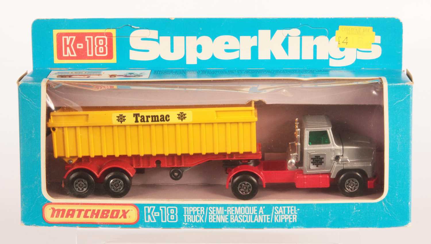 Lot 502 - Matchbox Super Kings K18 Ford LTS Articulated Tipper Truck "Tarmac"