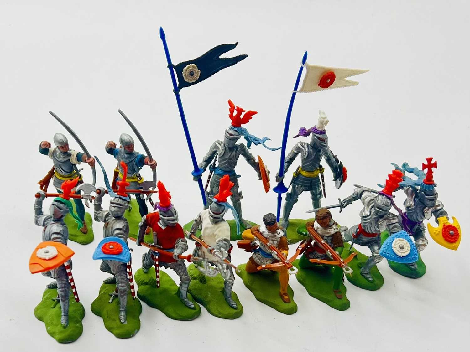 Lot 400 - Herald- Swoppet Series - 15th Century Foot Knights, First Issues, 1959