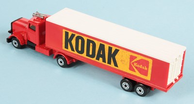Lot 407 - Matchbox Superfast 900 Series Peterbilt Articulated Truck Pre-Production Colour Trial "Kodak"