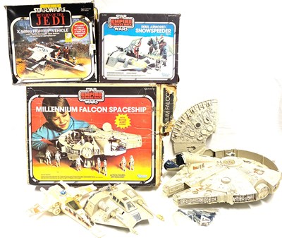 Lot 288 - Kenner & Palitoy Star Wars vintage vehicles x 3 boxed