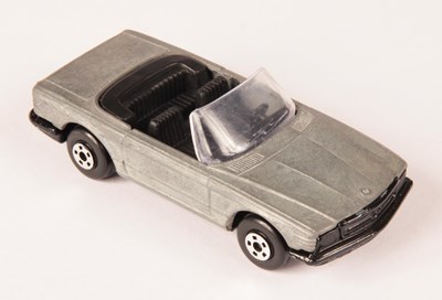 Lot 2 - Matchbox Superfast 6c Mercedes Convertible MADE IN BULGARIA ISSUE BARE METAL BODY