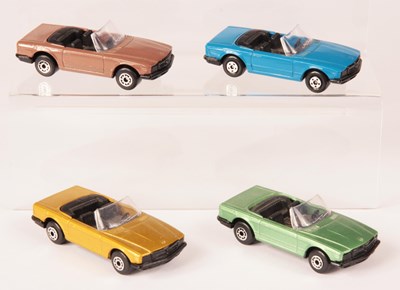 Lot 3 - Matchbox Superfast 4 x 6c Mercedes Convertible MADE IN BULGARIA ISSUES