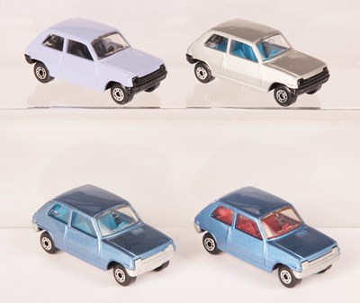 Lot 18 - Matchbox Superfast 4 x 21c Renault 5TL MADE IN BULGARIA ISSUES