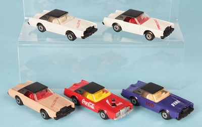 Lot 21 - Matchbox Superfast 5 x 28c Lincoln Continental MADE IN BULGARIA ISSUES