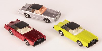 Lot 22 - Matchbox Superfast 5 x 28c Lincoln Continental MADE IN BULGARIA ISSUES