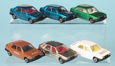 Lot 30 - Matchbox Superfast 6 x 33d Renault 11 MADE IN BULGARIA ISSUES