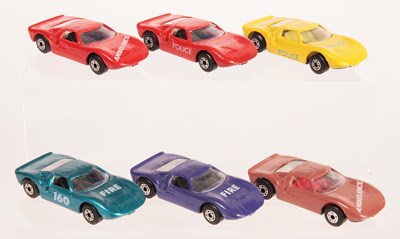 Lot 35 - Matchbox Superfast 6 x 41a Ford GT40 MADE IN BULGARIA ISSUES