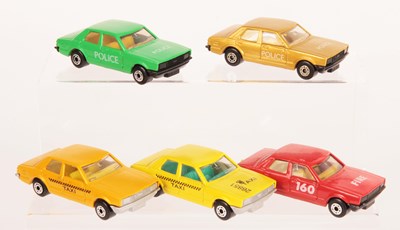 Lot 42 - Matchbox Superfast 5 x 55d Ford Cortina Mark IV MADE IN BULGARIA ISSUES