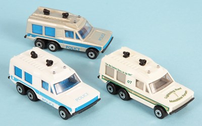 Lot 47 - Matchbox Superfast 3 x 57e Range Rover Carmichael Commando MADE IN BULGARIA ISSUES