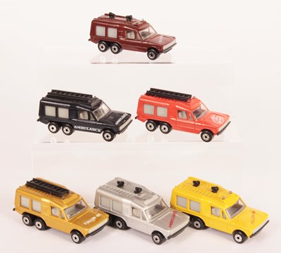 Lot 48 - Matchbox Superfast 6 x 57e Range Rover Carmichael Commando MADE IN BULGARIA ISSUES