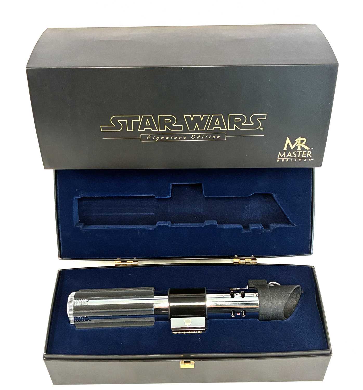 Lot 312 - Star Wars Master Replicas Signature Edition Darth Vader Lightsaber SW-106S MIB