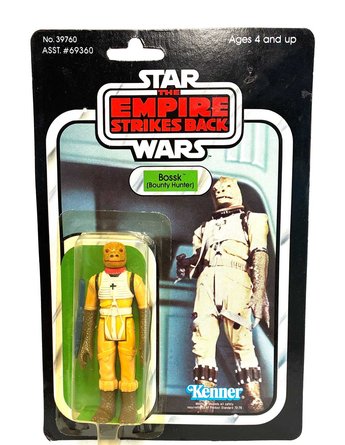 Lot 299 - Kenner Star Wars vintage The Empire Strikes Back Bossk 3 3/4" figure MOC