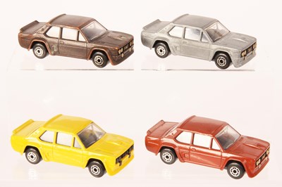 Lot 56 - Matchbox Superfast Group of 4 x 74e Fiat Abarth MADE IN BULGARIA ISSUES