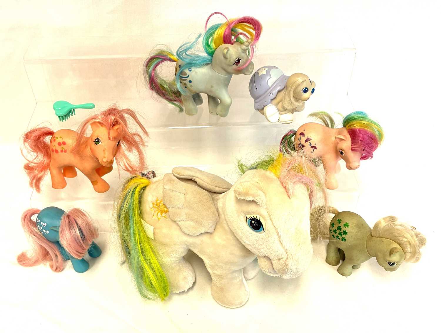 Lot 432 - Group of Hasbro vintage G1 My Little Pony, Tonka Keepers & My Little Pony Plush toys