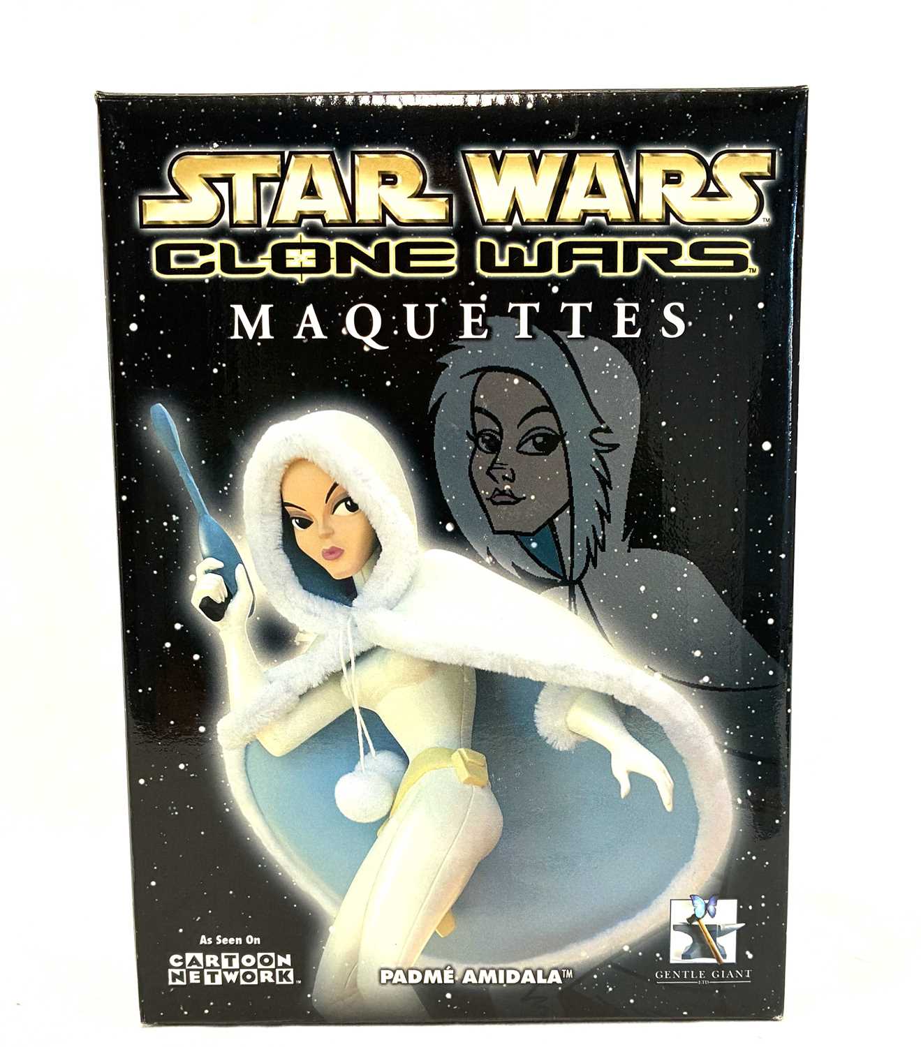 Lot 338 - Gentle Giant Star Wars Clone Wars Padme Amidala Maquette MIMB