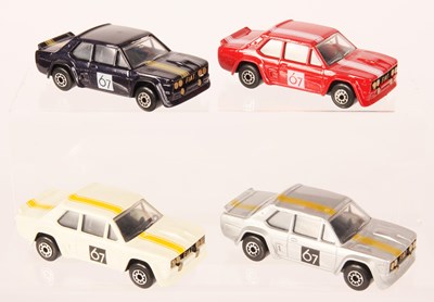 Lot 58 - Matchbox Superfast Group of 4 x 74e Fiat Abarth MADE IN BULGARIA ISSUES
