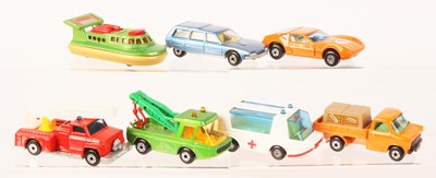 Lot 78 - Matchbox Superfast Group of 7 x Harder to Find Variations
