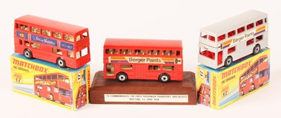 Lot 84 - Matchbox Superfast 3 x 17b Daimler Fleetline Londoner Bus