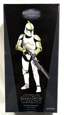 Lot 14 - Sideshow Star Wars Militaries of Star Wars Clone Sergeant 1:6 Scale Figure MIB