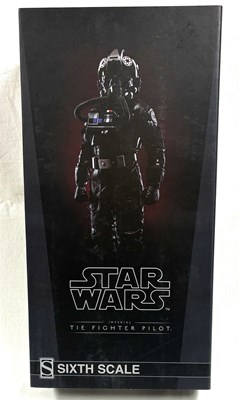 Lot 28 - Sideshow Star Wars Imperial TIE Fighter Pilot 1:6 Scale Figure MIB