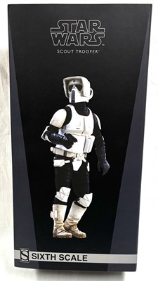 Lot 29 - Sideshow Star Wars Scout Trooper 1:6 Scale Figure MIB