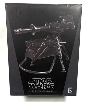 Lot 31 - Sideshow Star Wars E-Web Heavy Repeating Blaster 1:6 Scale set MIB