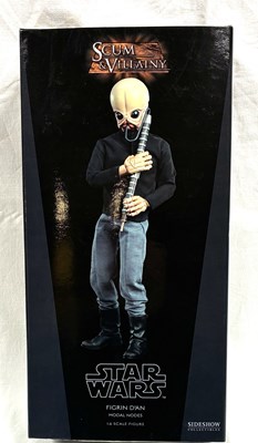 Lot 33 - Sideshow Star Wars Scum & Villainy Figrin D'an 1:6 Scale figure MIB