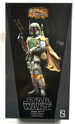 Lot 39 - Sideshow Star Wars Scum & Villainy Boba Fett 1:6 Scale figure MIB