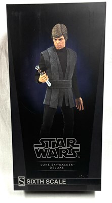Lot 45 - Sideshow Star Wars Luke Skywalker Deluxe 1:6 Scale figure MIB