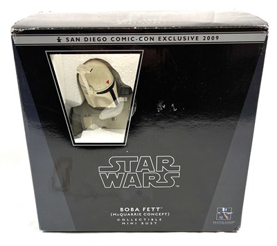 Lot 66 - Gentle Giant Star Wars Boba Fett McQuarrie Concept Mini Bust MIB