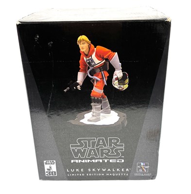 Lot 73 - Gentle Giant Star Wars Luke Skywalker Animated Maquette MIB