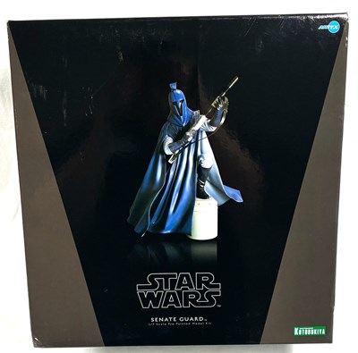 Lot 79 - Kotobukiya Artfx Star Wars Senate Guard 1/7th scale Pre-Painted Model Kit MIB