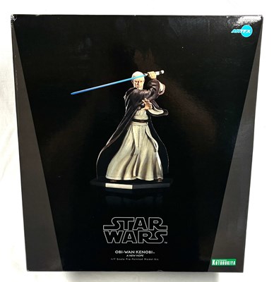 Lot 82 - Kotobukiya Artfx Star Wars Obi-Wan Kenobi 1/7th scale Pre-Painted Model Kit MIB