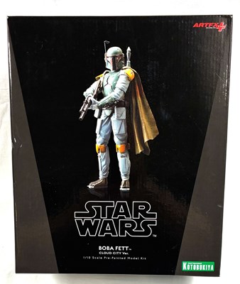Lot 92 - Kotobukiya Artfx Star Wars Boba Fett (Cloud City) 1/10th scale Pre-Painted Model Kit MIB
