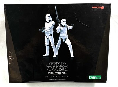 Lot 94 - Kotobukiya Artfx Star Wars Stormtrooper two pack 1/10th scale Pre-Painted Model Kit MIB