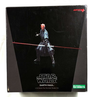 Lot 104 - Kotobukiya Artfx Star Wars Darth Maul 1/10th scale Pre-Painted Model Kit MIB