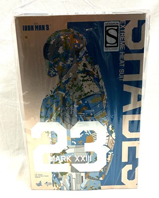 Lot 111 - Hot Toys Marvel Iron Man 3 Mark 43 XXIII Extreme Heat Suit 1:6th scale figure MIB