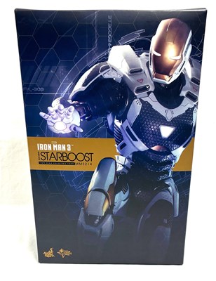 Lot 117 - Hot Toys Marvel Iron Man 3 Mark 39 XXXIX Starboost 1:6th scale figure MIB