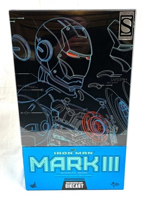 Lot 121 - Hot Toys Marvel Iron Man 3 Mark 3 III Stealth Mode Movie Masterpiece Diecast 1:6th scale figure MIB