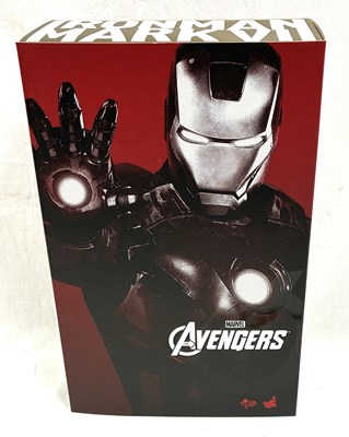Lot 131 - Hot Toys Marvel The Avengers Iron Man Mark 7 VII 1:6th scale figure MIB