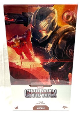 Lot 135 - Hot Toys Marvel Captain America Civil War War Machine Movie Masterpiece Diecast 1:6th scale figure MIB