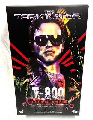 Lot 151 - Hot Toys Terminator T-800 Battle Damaged Version MMS238 1:6th scale figure MIB