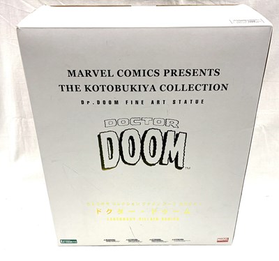 Lot 158 - Kotobukiya Marvel Legendary Villain Series Doctor Doom Fine Art Statue MIB