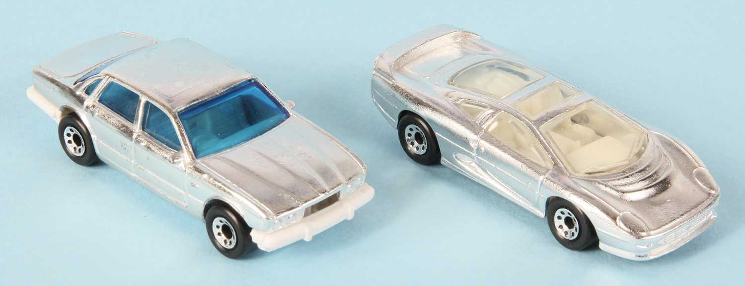 Lot 256 - Matchbox Superfast FACTORY PRE-PRODUCTION MADE IN THAILAND CHROME PLATED JAGUAR 220 & XJ6