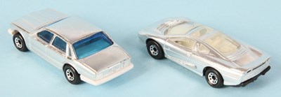 Lot 256 - Matchbox Superfast FACTORY PRE-PRODUCTION MADE IN THAILAND CHROME PLATED JAGUAR 220 & XJ6