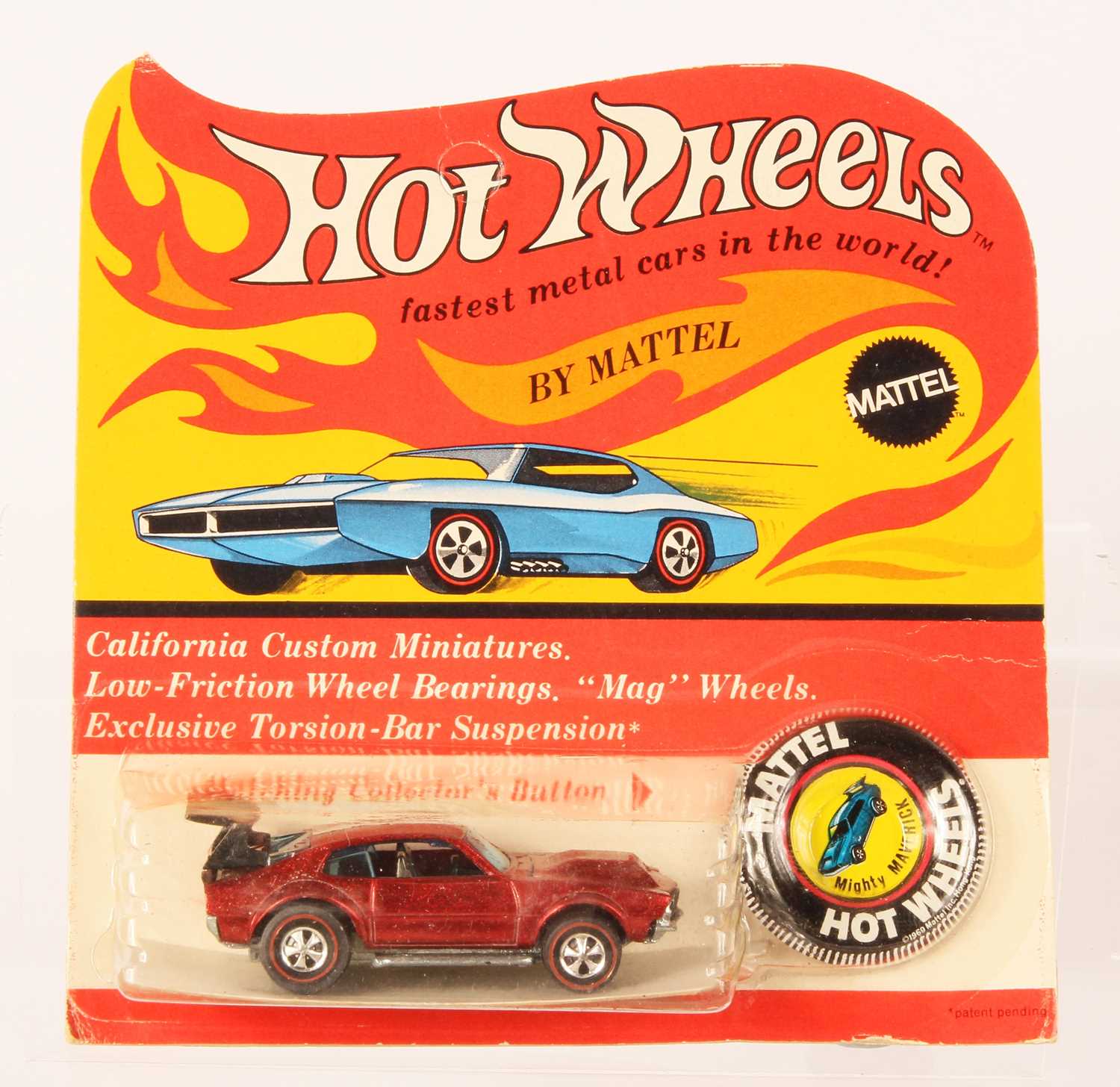 Lot 641 - Hot Wheels Redline Mighty Maverick Spectraflame Red