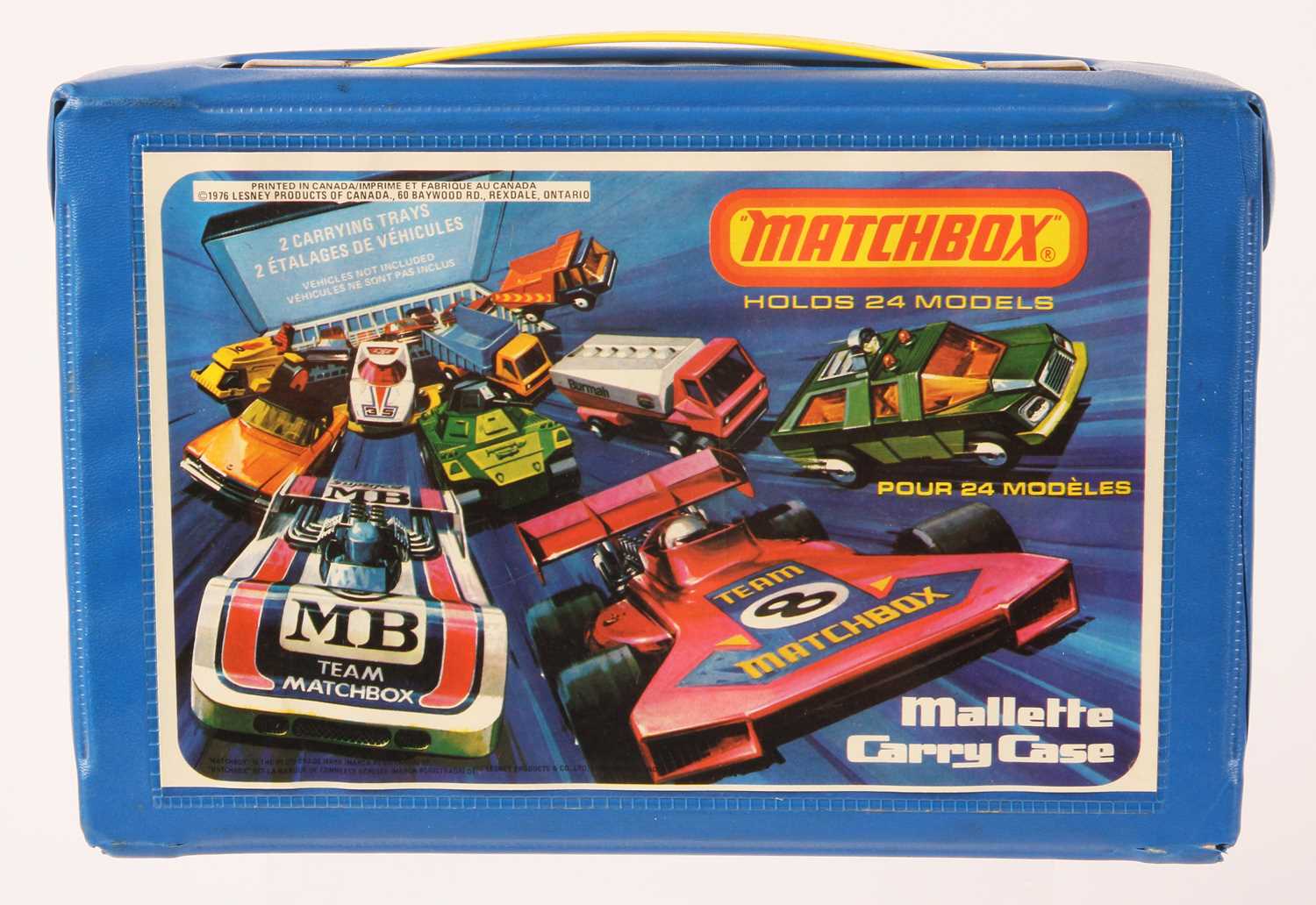 Lot 283 - Matchbox Superfast RARE CANADIAN ISSUE 24-Car Carry Case Complete With Lesney England Models